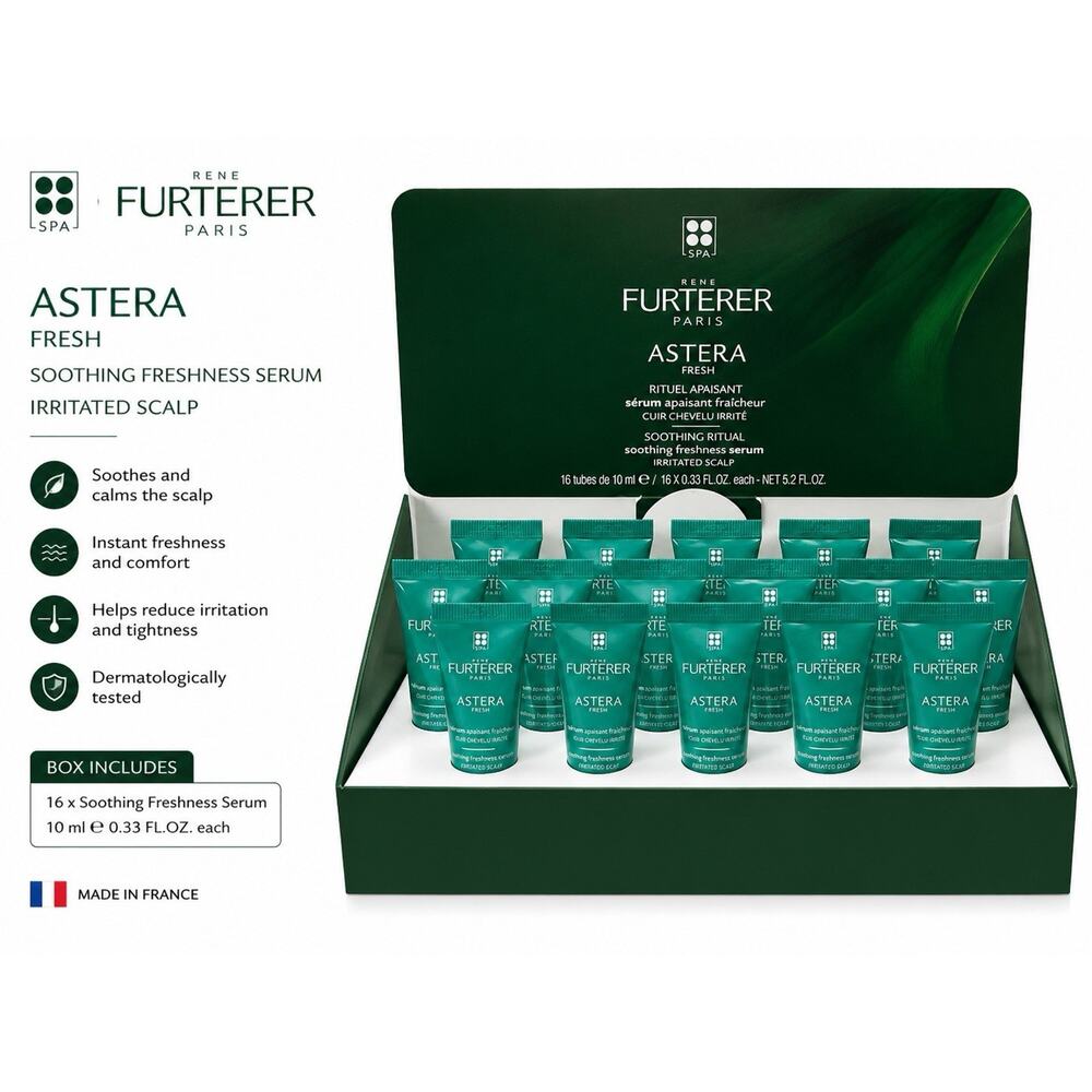 Rene Furterer Astera Fresh Scalp Serum 16 x 0.33 Fl Oz Irritated Scalp